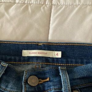 Levi's Classic Blue Boot Cut Jeans